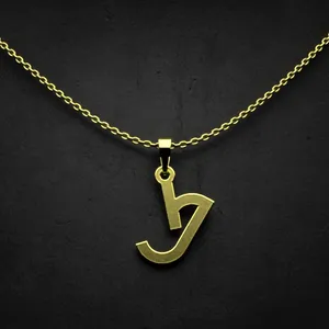 گردنبند طلا 18 عیار زنانه مدوپد مدل حرف ک کد I2-1-1677