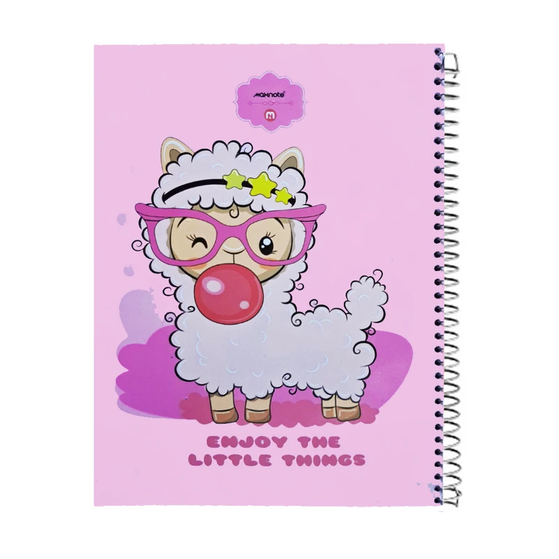 دفتر مشق 40 برگ مکث نوت طرح بره و آدامس بادکنکی کد 604