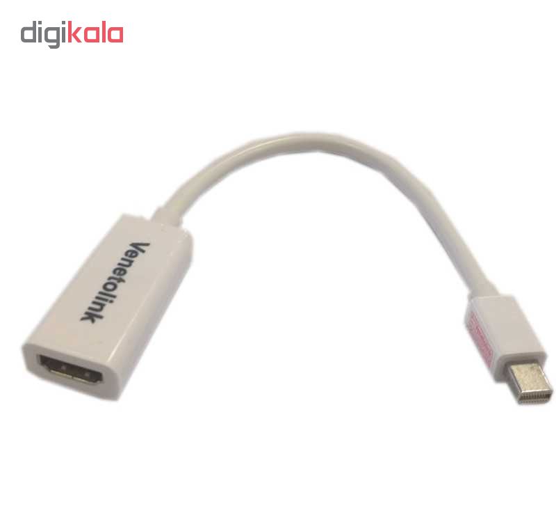 مبدل Mini DisplayPort به HDMI مدل Venetolink ultraHD 4k