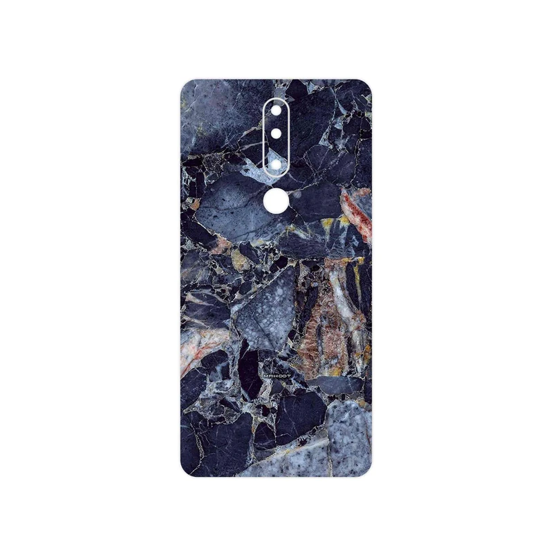 برچسب پوششی ماهوت مدل Broken black marble مناسب برای گوشی موبایل نوکیا 3.1 Plus