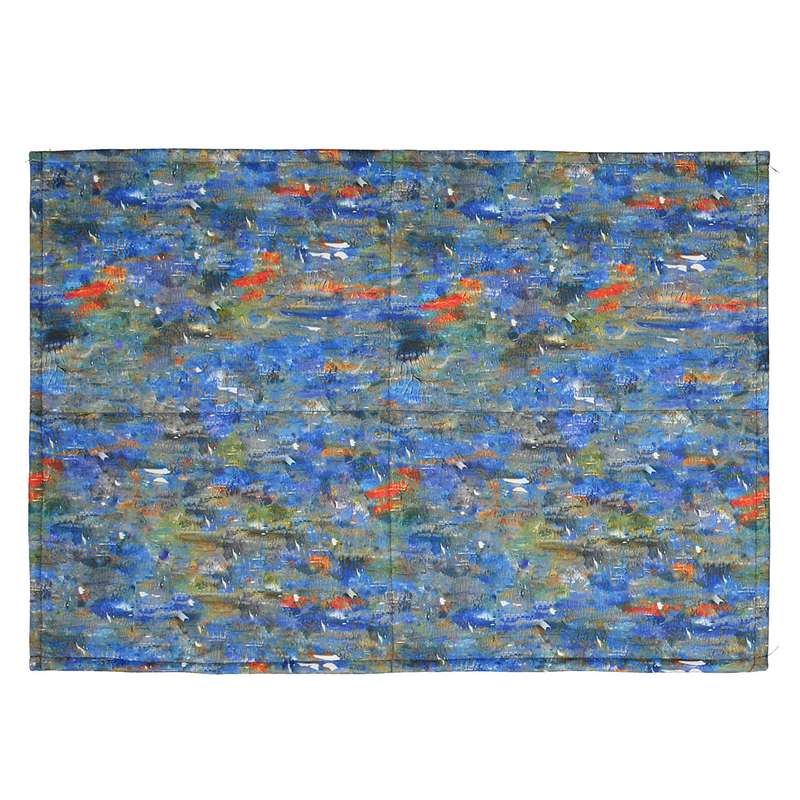 فرش پارچه ای گوشه سایز 50 × 70 سانتی متر کد 09