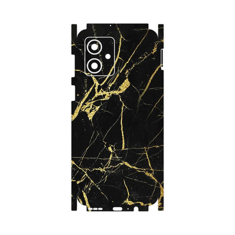 برچسب پوششی ماهوت مدل Graphite_Gold_Marble-FullSkin مناسب برای گوشی موبایل موتورولا Moto G54