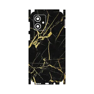 MAHOOT Graphite_Gold_Marble-FullSkin Cover Sticker for Motorola Moto G54