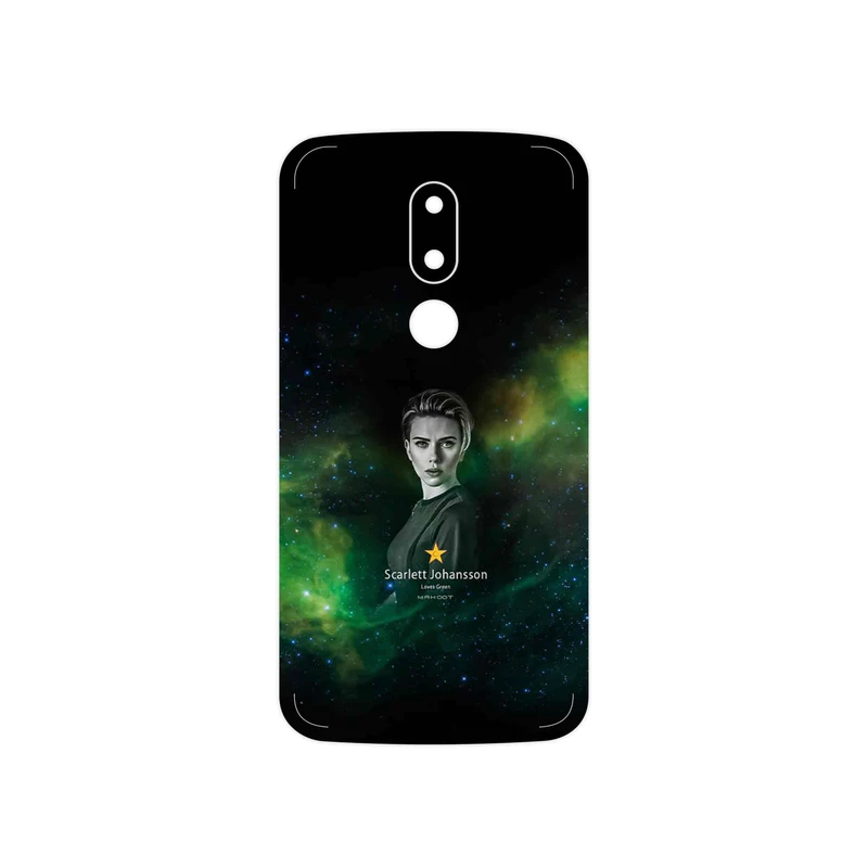 برچسب پوششی ماهوت مدل Scarlett Johansson مناسب برای گوشی موبایل موتورولا Moto M