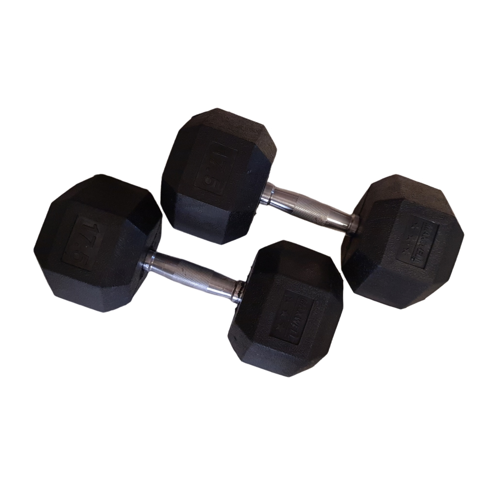 دمبل وزنه پویا مدل مکسول چرم وزن 17.5 کیلوگرم بسته 2 عددی