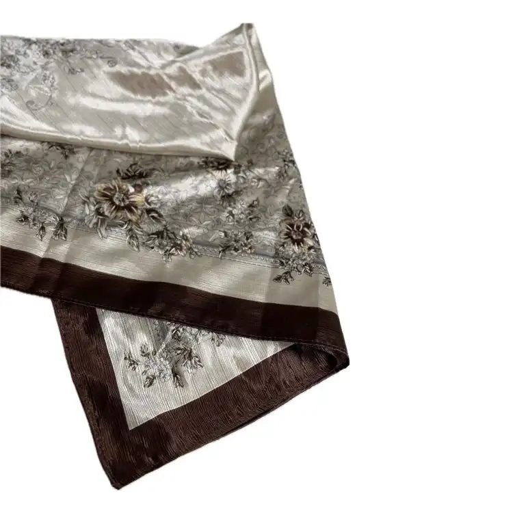 روسری بهاره مدل ساتن ابریشم