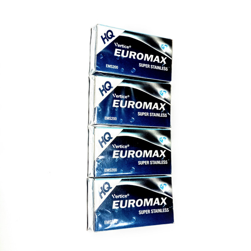 تیغ اصلاح سنتی یورومکس مدل EMS مجموعه 4 عددی