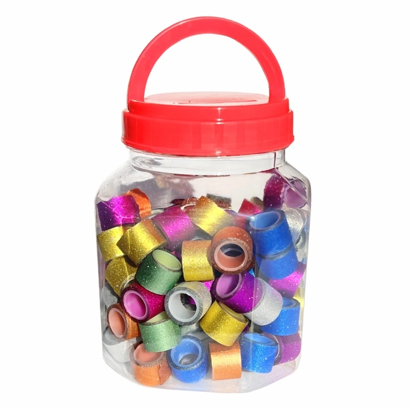 چسب نواری اکلیلی مدل قلکی مجموعه 90 عددی