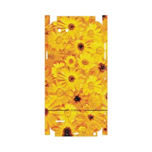 MAHOOT Yellow-Flower-FullSkin Cover Sticker for LG Q6