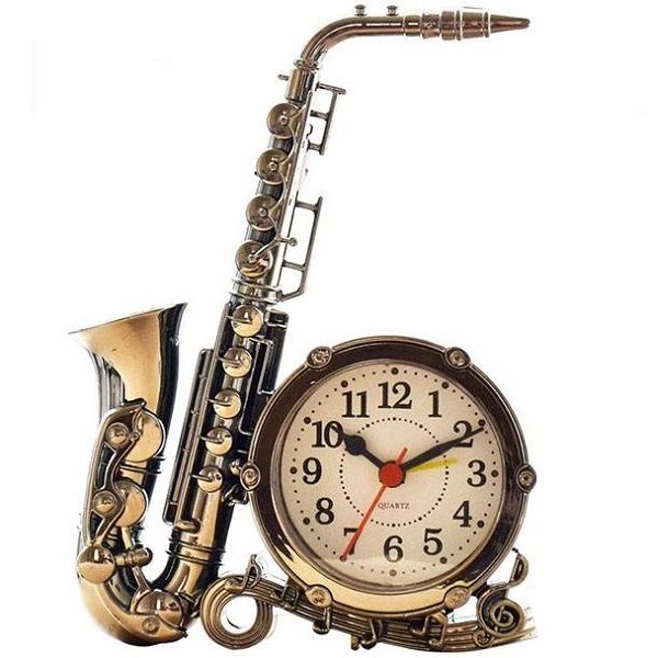 ساعت رومیزی طرح Saxophone مدل 2019 ساعت رومیزی طرح Saxophone مدل 2019
