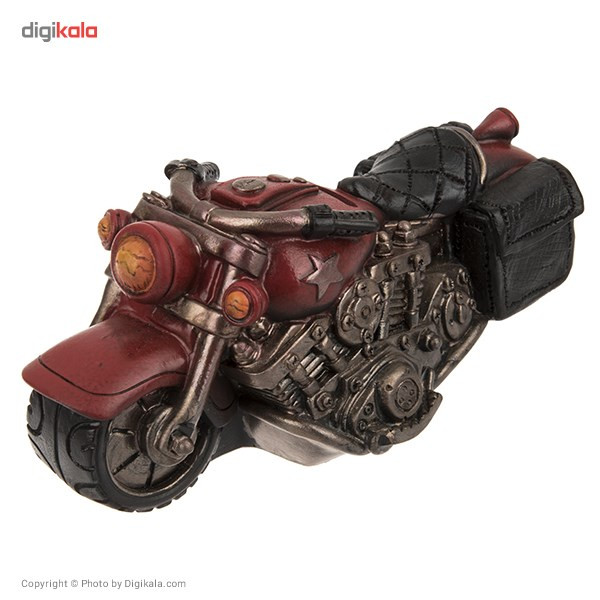 قلک دکوری مدل Red Motorcycle سایز بزرگ