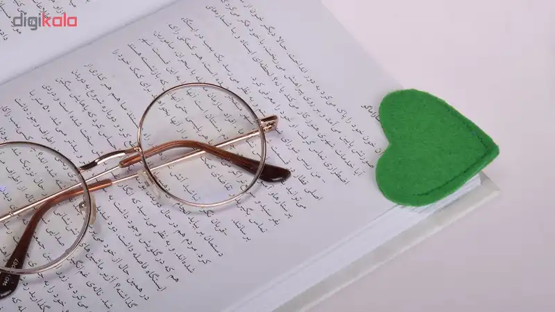 بوک مارک طرح قلب 2 بسته 2 عددی