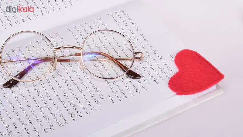 بوک مارک طرح قلب 2 بسته 2 عددی