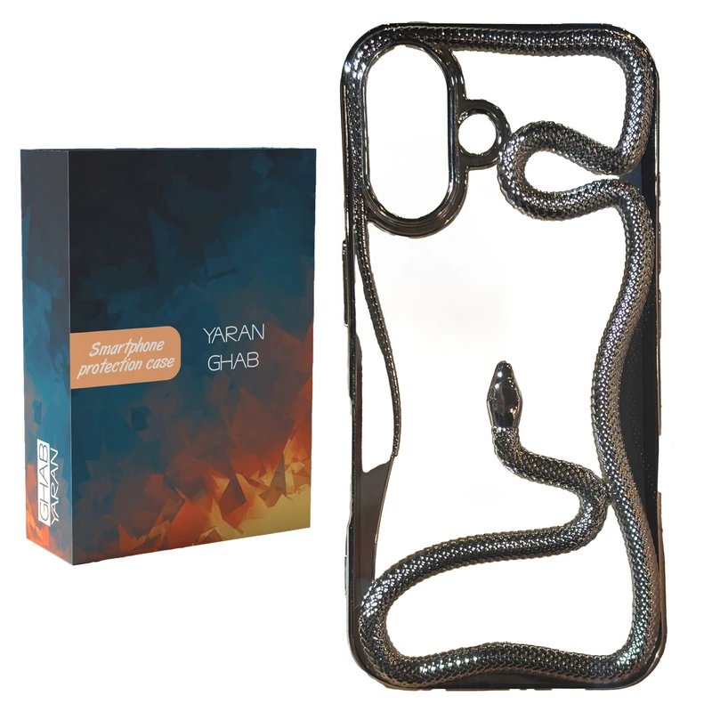 کاور یاران قاب مدل snake مناسب برای گوشی موبایل اپل iPhone 17