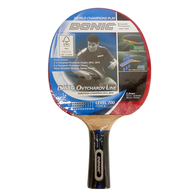 راکت پینگ پنگ دونیک مدل ovtcharov 700