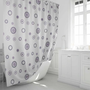 پرده حمام پیسو مدل BZ-26 سایز  180×200 سانتی متر