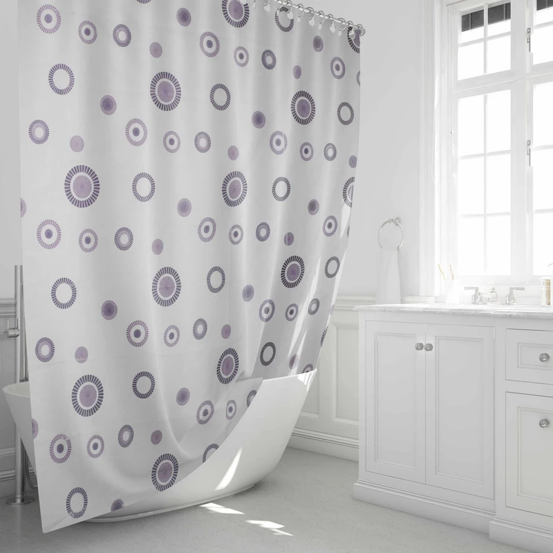 پرده حمام پیسو مدل BZ-26 سایز  180×200 سانتی متر