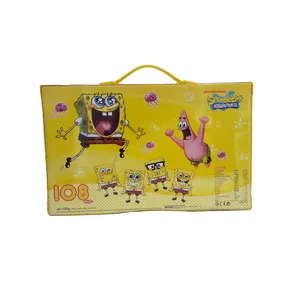 بسته رنگ آمیزی نیکلدون مدل SpongBob کد 34 مجموعه 108 عددی