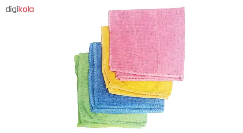 دستمال نظافت خودرو مدل New Life بسته 4 عددی