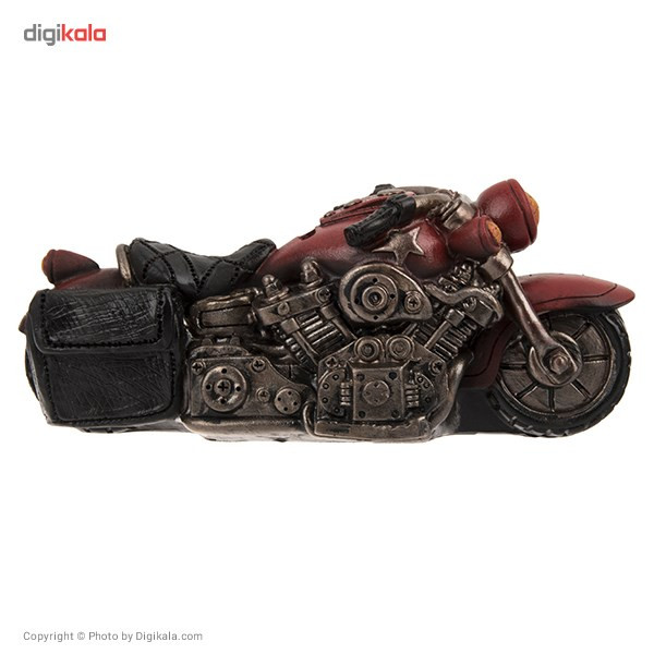 قلک دکوری مدل Red Motorcycle سایز بزرگ
