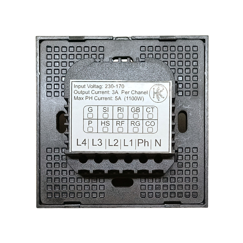 کلید دو پل لمسی مدل Lemo