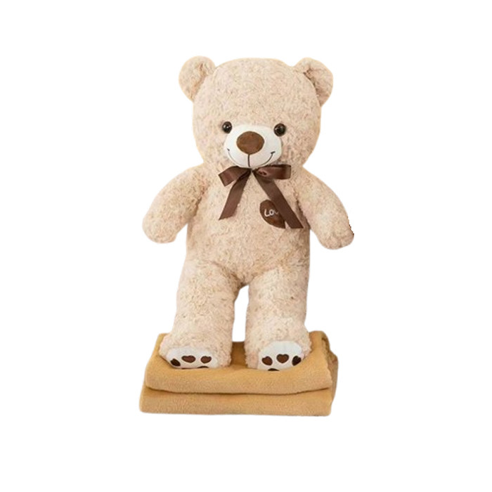 عروسک پتویی مدل Teddy bear ارتفاع 65 سانتی متر
