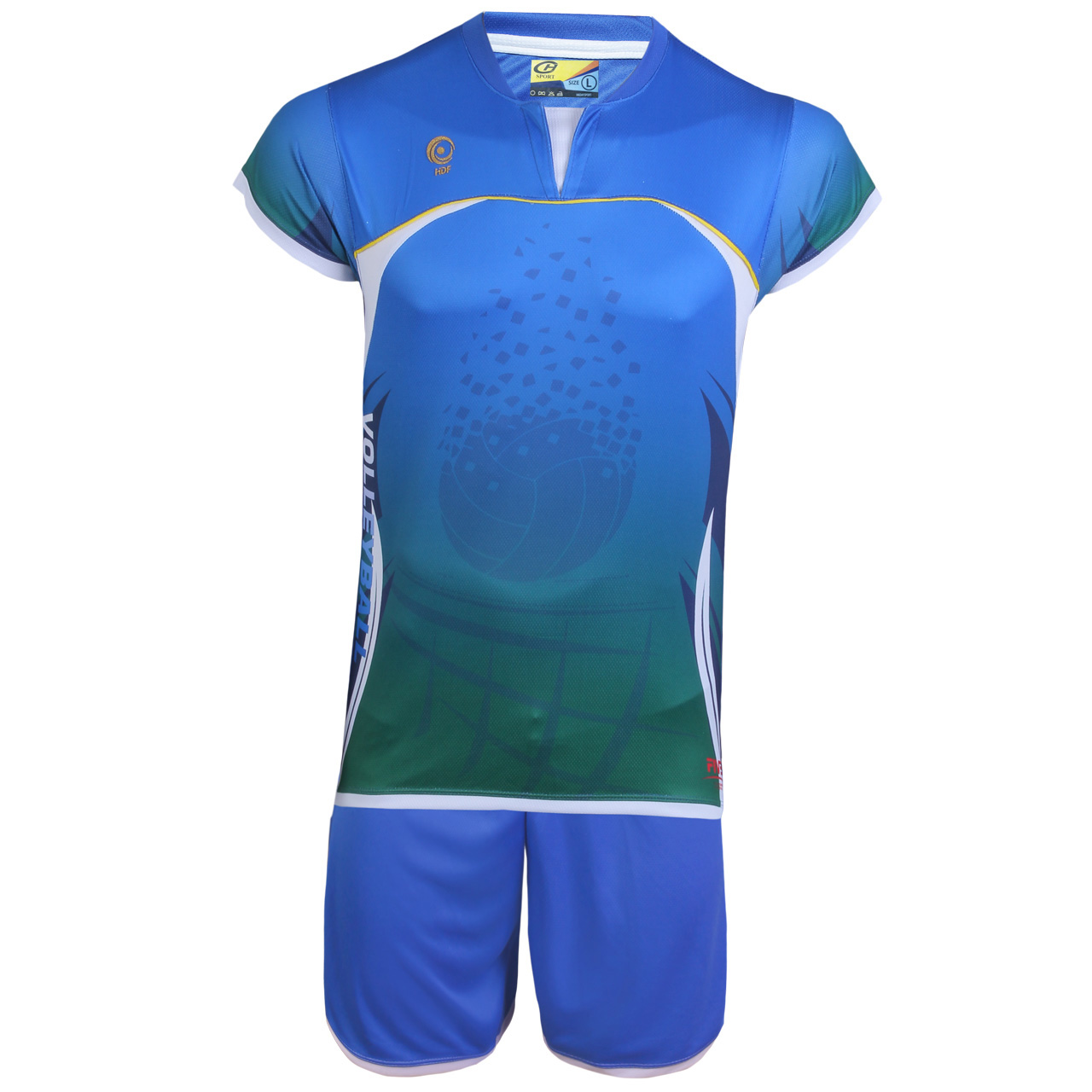 پیراهن و شورت ورزشی مردانه هدف اسپرت مدل لیگا HDF02 رنگ آبی