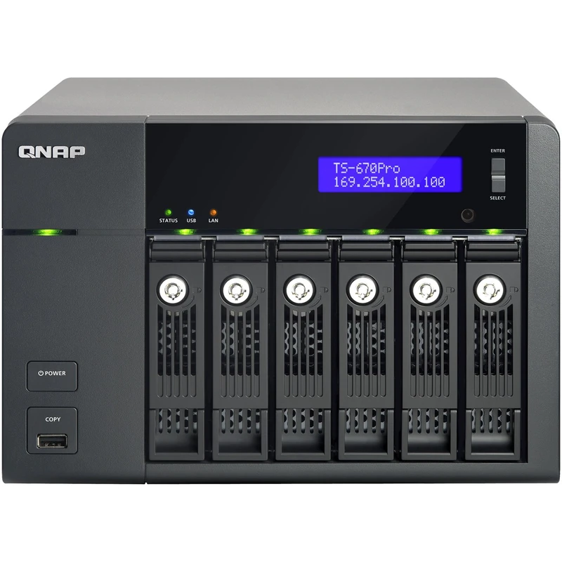 ذخیره ساز تحت شبکه کیونپ مدل TS-670-Pro بدون هارددیسک