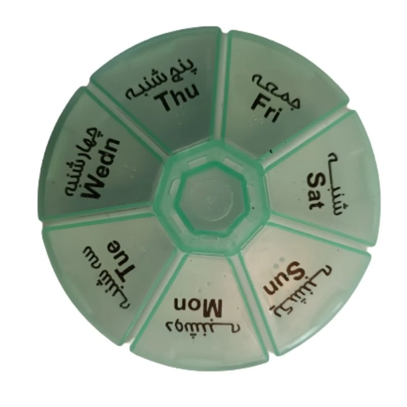 عکس شماره 2 : یادآور قرص و دارو مدل روزانه گرد مجموعه 3 عددی