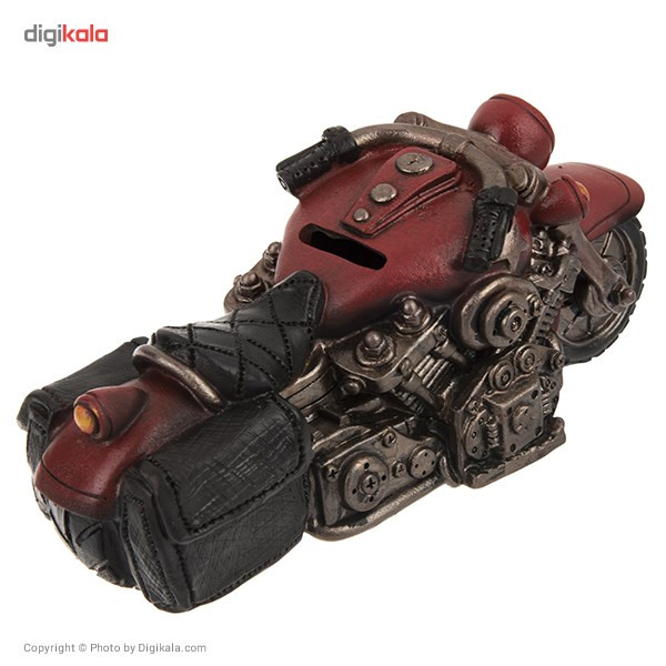 قلک دکوری مدل Red Motorcycle سایز بزرگ