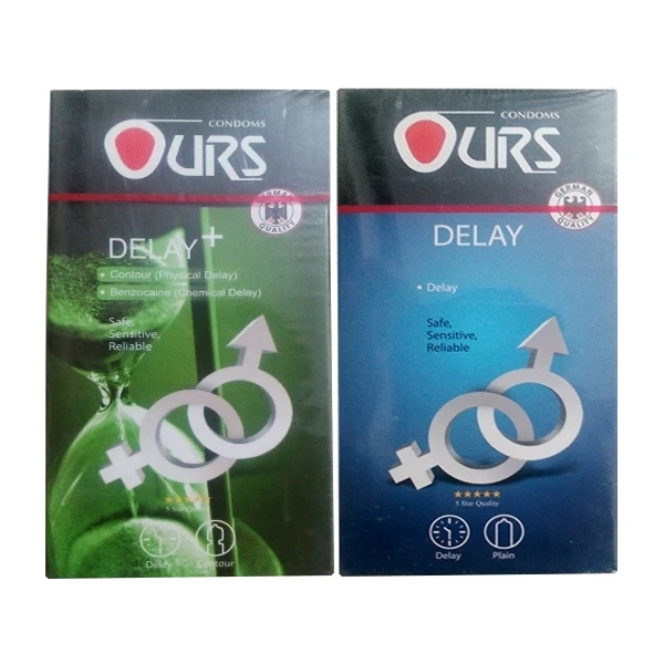 کاندوم اورز مدل +DELAY بسته 12 عددی به همراه کاندوم اورز مدل DELAY بسته 12 عددی