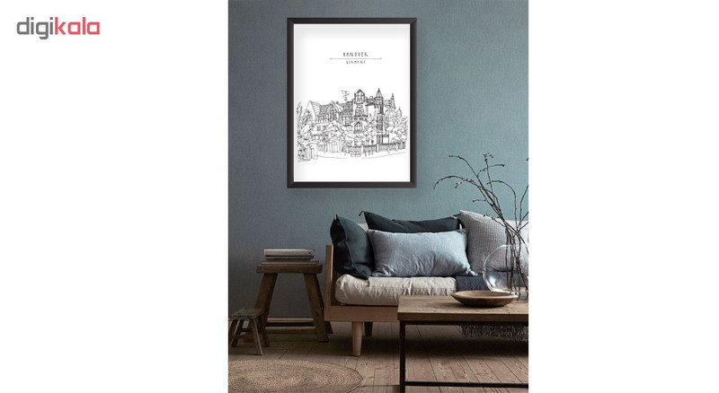 تابلو هیلما گالری کد HAP1816 BLACK