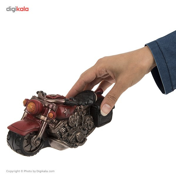 قلک دکوری مدل Red Motorcycle سایز بزرگ