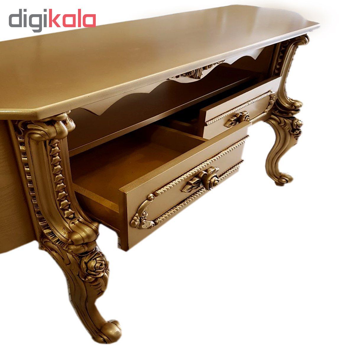 میز تلویزیون طرح پایه بلند مدل karino gold