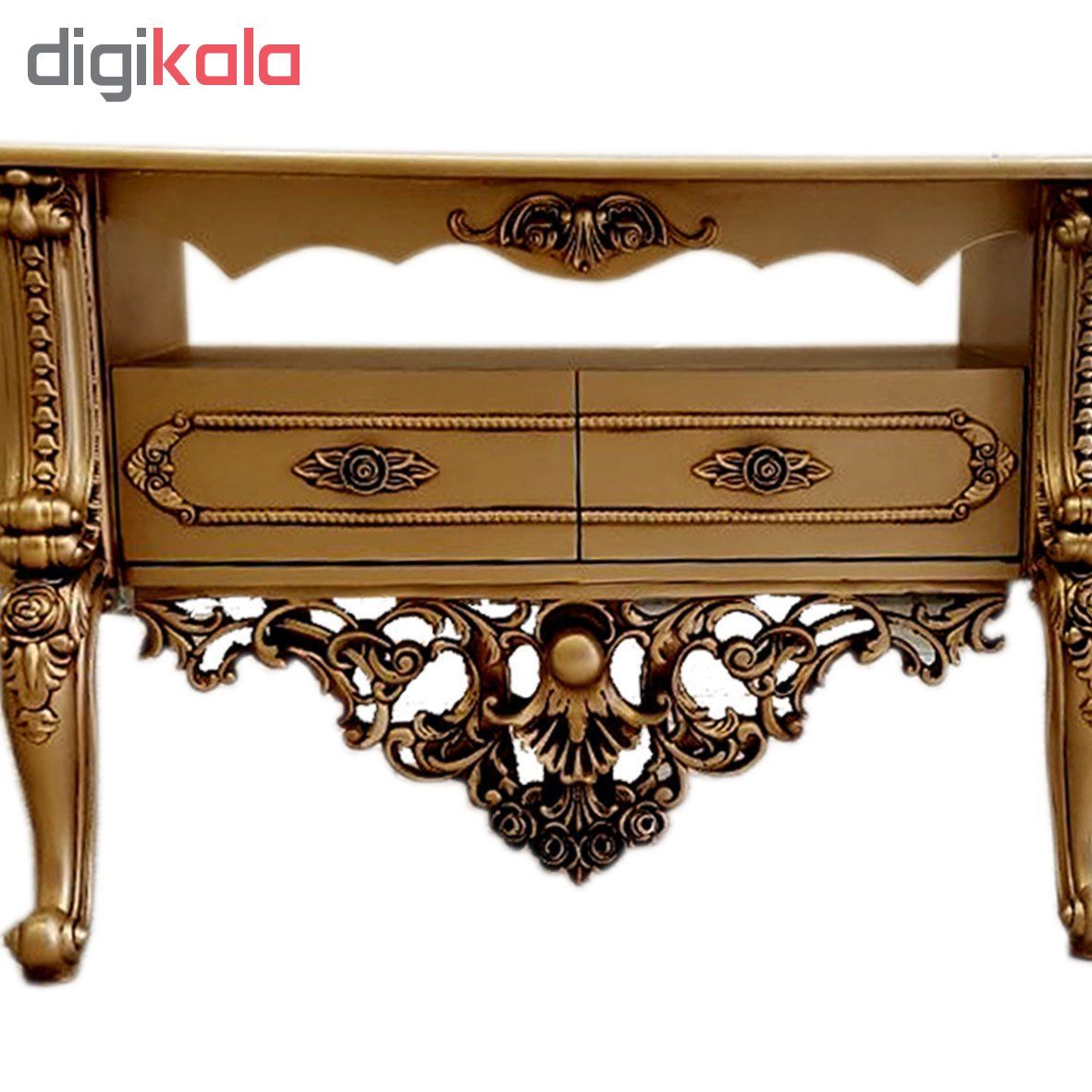 میز تلویزیون طرح پایه بلند مدل karino gold