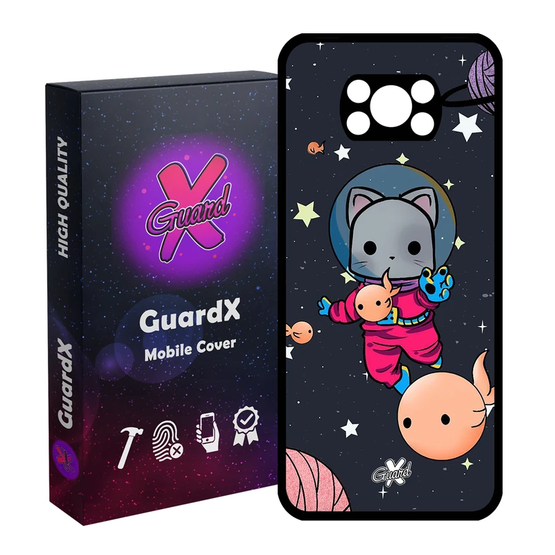 کاور گارد ایکس طرح Cat مدل Glass10044 مناسب برای گوشی موبایل شیائومی Poco X3 Pro