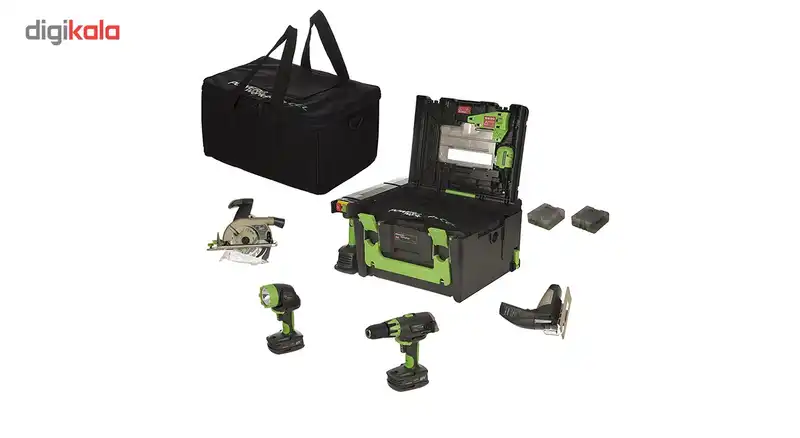 مجموعه ابزار کارگاهی قابل حمل سل مدل Power8 WS-2
