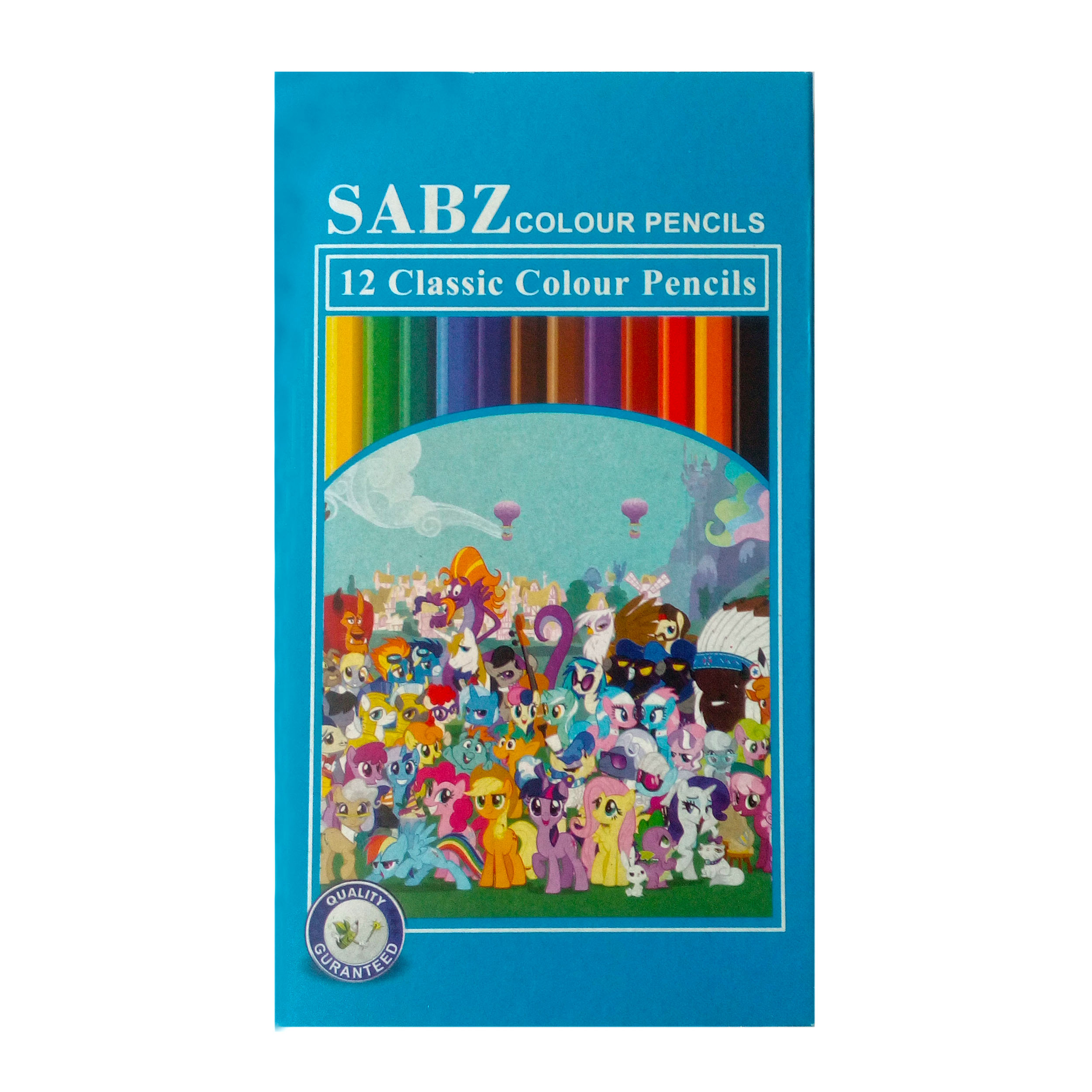 مداد رنگی 12 رنگ سبز کد 21