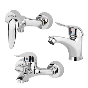 ست شیرآلات هیوا مدل طوفان کد qw194 بسته 3 عددی