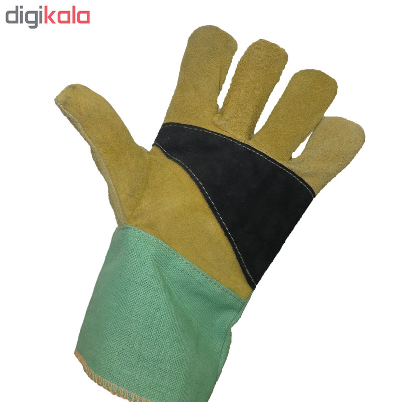 دستکش ایمنی کف دوبل مدل 089 بسته 10 جفتی