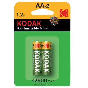 نقد و بررسی باتری قلمی قابل شارژ کداک مدل Rechargeable 2600 mAh بسته 2 عددی توسط خریداران