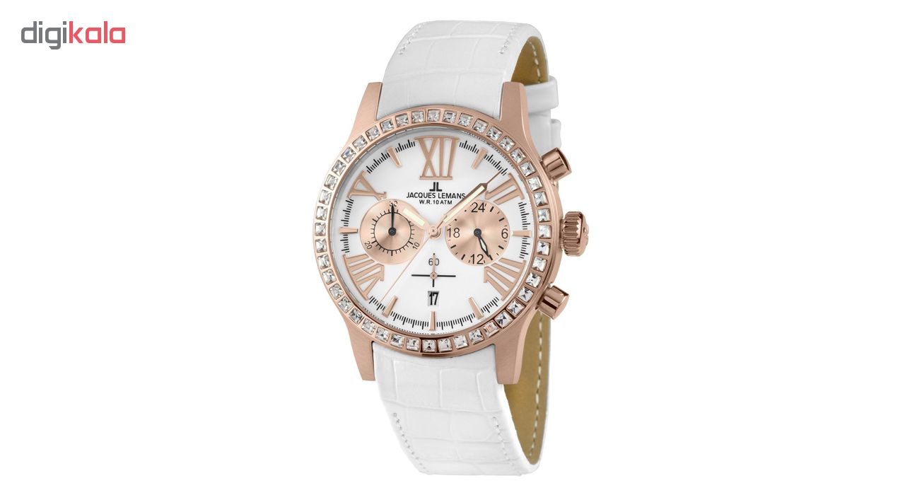 ساعت مچی عقربه ای زنانه ژاک لمن مدل 1-1810D