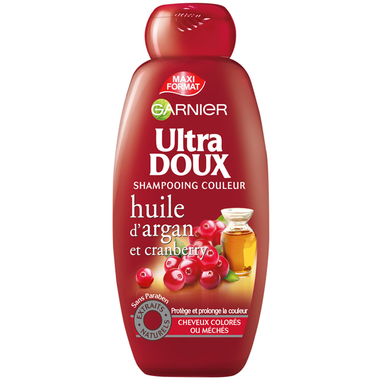 شامپو محافظت کننده گارنیه سری Ultra Doux مدل Argan And Cranberry حجم 400 میلی لیتر
