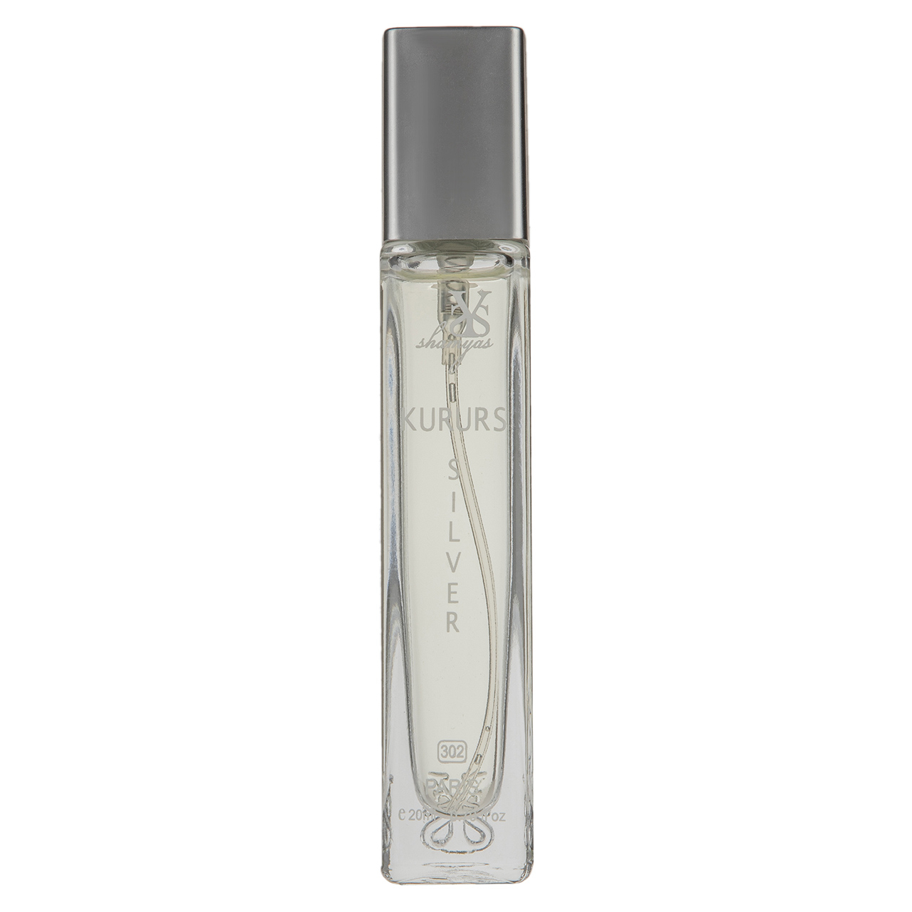 عطر جیبی مردانه شمیاس مدل Kururs Silver کد 34 حجم 20 میلی لیتر