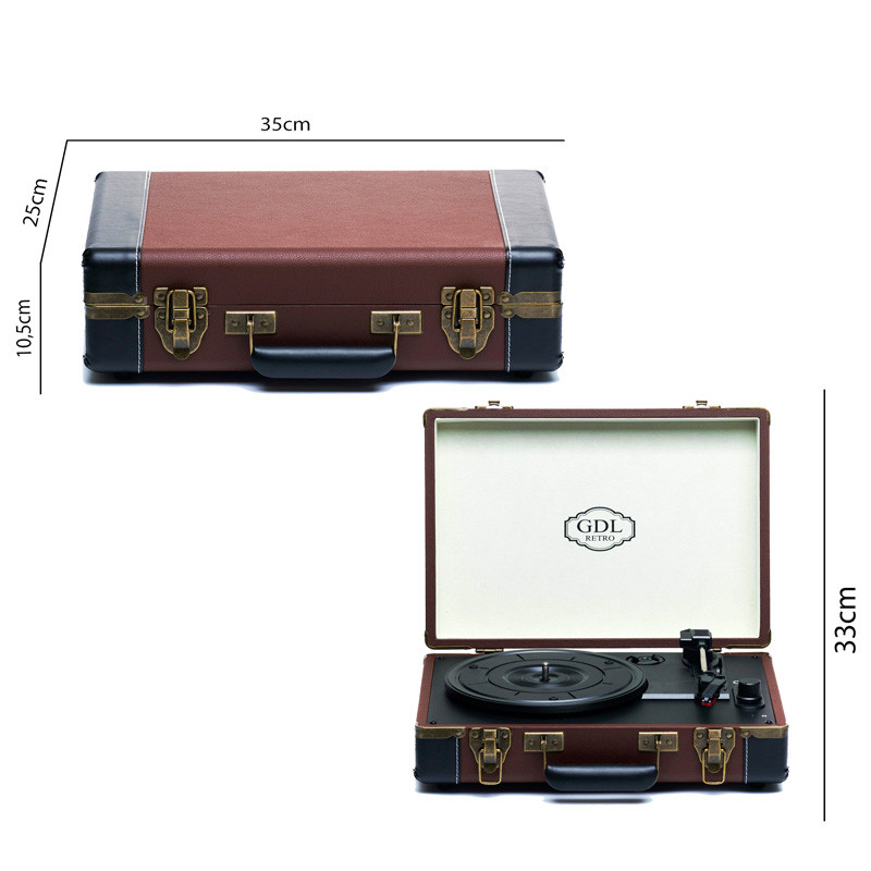 گرامافون جی دی ال رترو مدل T317 BW