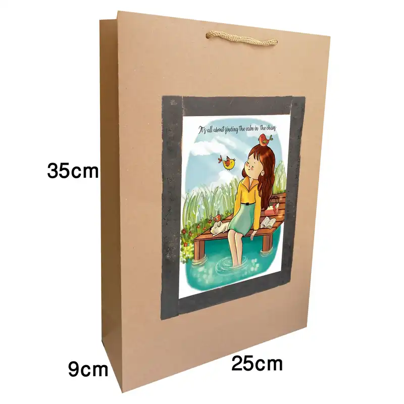 پاکت هدیه مدل برکه آرامش