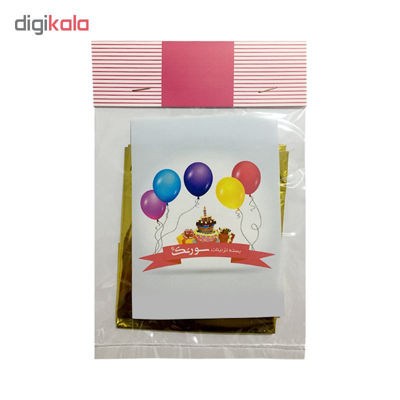 بادکنک فویلی سورتک طرح حروف انگلیسی مدل K