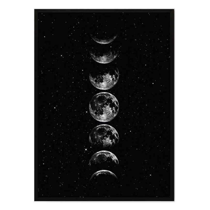 تابلو مدل آسمان ستاره ماه کد 248901142