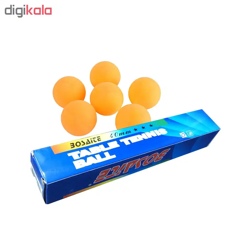 توپ پینگ پنگ بوسایت مدل B6 بسته 6 عددی