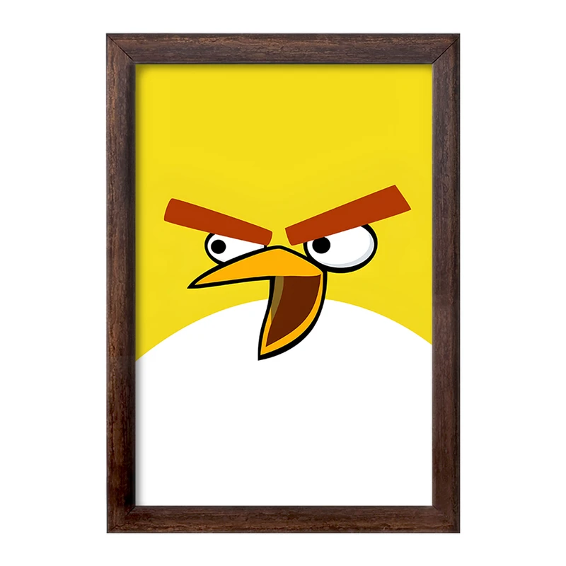 تابلو خندالو طرح پرندگان خشمگین (Angry Birds) کد F3308